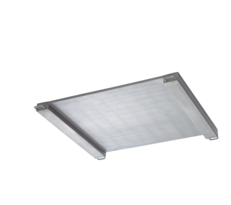 PUA579-CS300 Waga podłogowa – 300 kg, niski profil, platforma ze stali nierdzewnej do użytku higienicznego